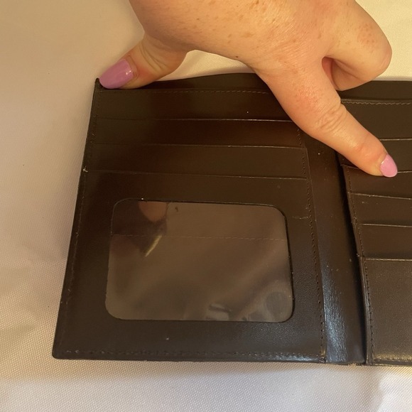 Vintage Lord Buxton Saddle Cowhide Bifold Leather Unisex Card Case Wallet USA - Picture 6 of 15